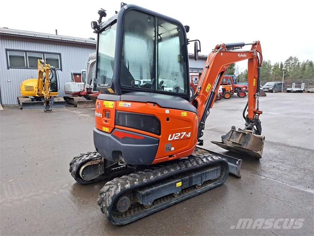 Kubota U27-4 GL HI KALLISTAJA, 3-KAUHAA Minigraafmachines < 7t