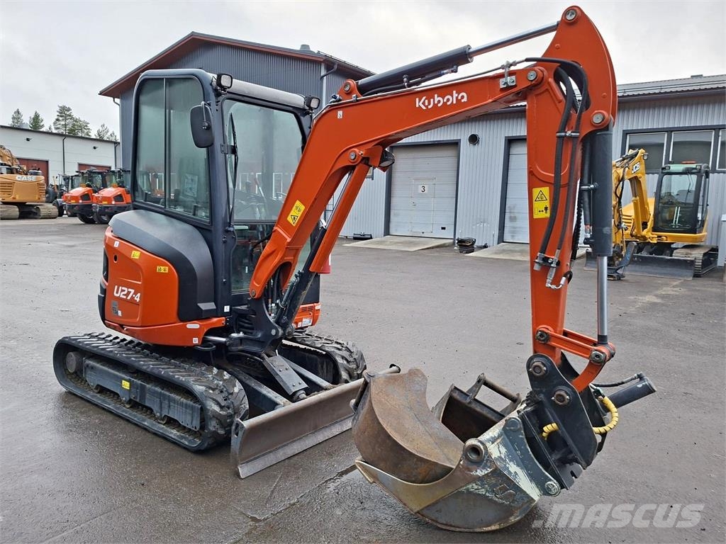 Kubota U27-4 GL HI KALLISTAJA, 3-KAUHAA Minigraafmachines < 7t