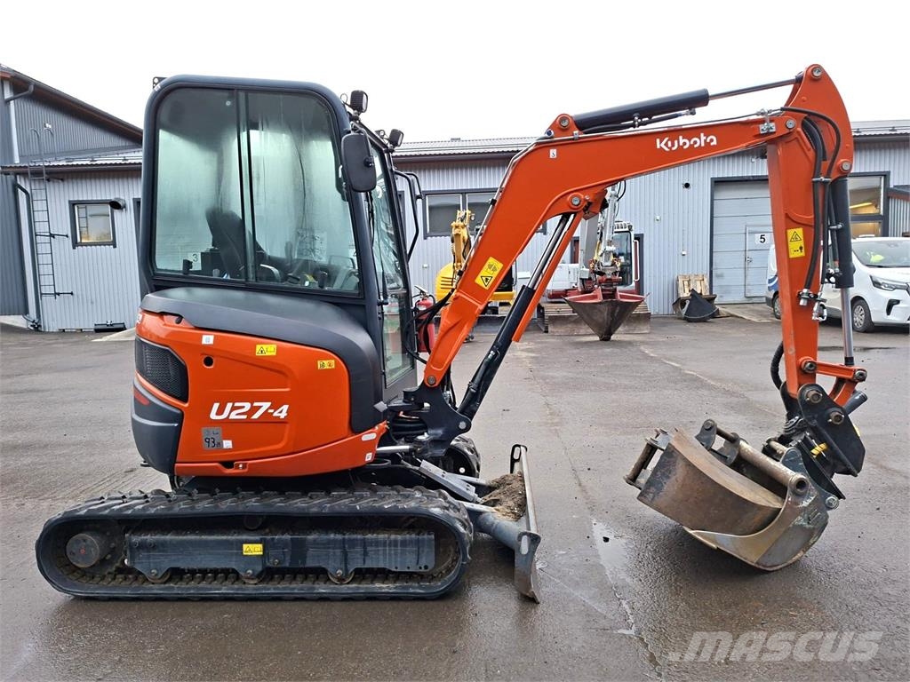 Kubota U27-4 GL HI KALLISTAJA, 3-KAUHAA Minigraafmachines < 7t