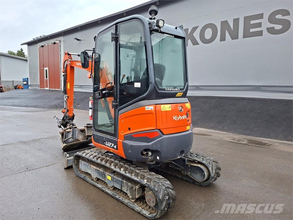 Kubota U27-4 GL HI KALLISTAJA, 3-KAUHAA Minigraafmachines < 7t
