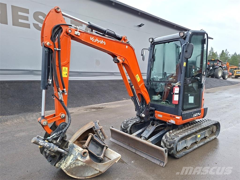 Kubota U27-4 GL HI KALLISTAJA, 3-KAUHAA Minigraafmachines < 7t