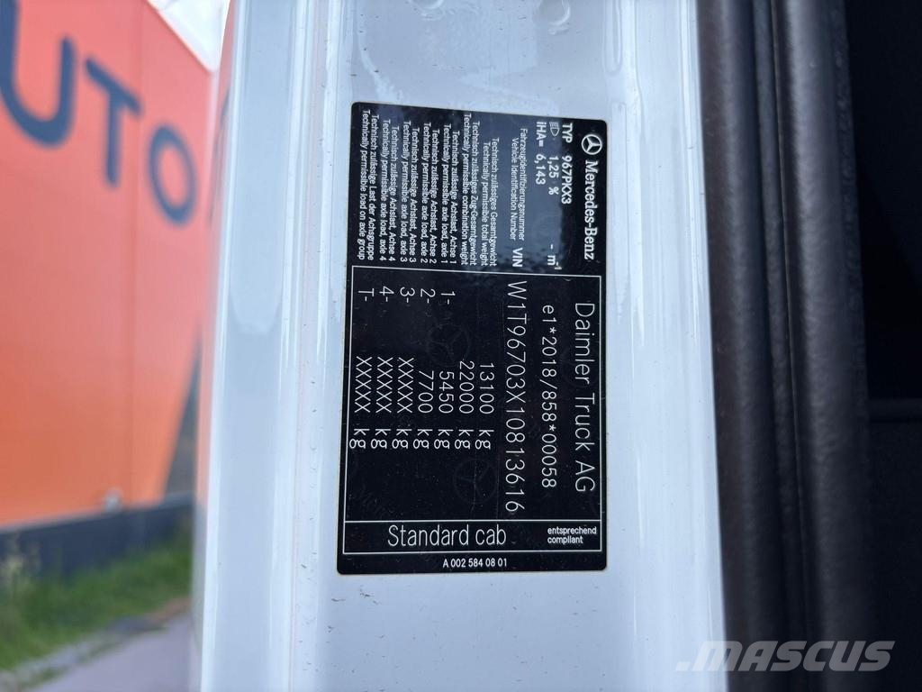 Mercedes-Benz Atego 1321 4x4 PK 10002 / BOX L=3117 mm / FULL STE クレーントラック、ユニック車