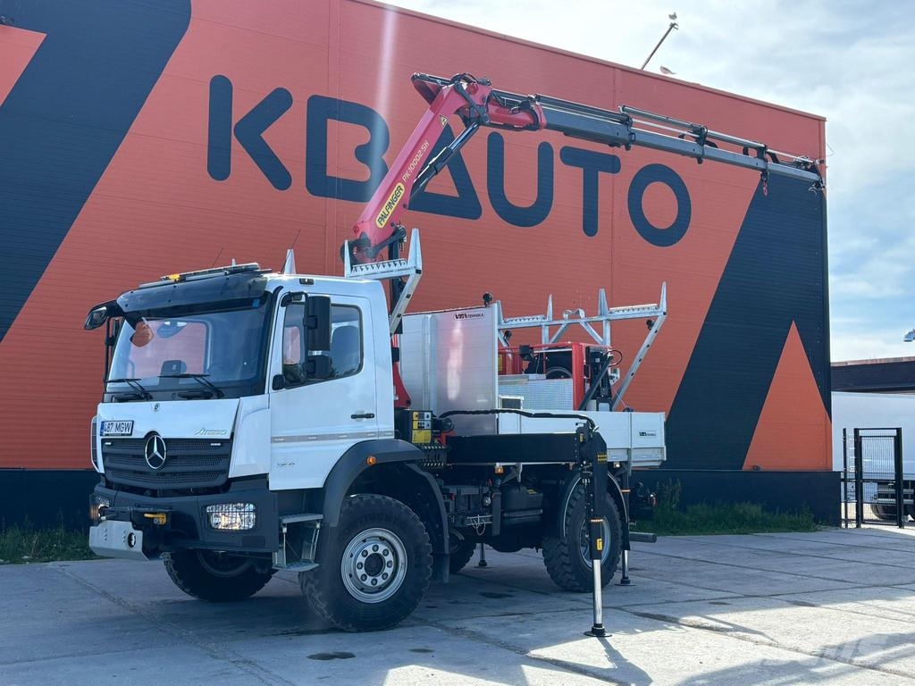 Mercedes-Benz Atego 1321 4x4 PK 10002 / BOX L=3117 mm / FULL STE クレーントラック、ユニック車