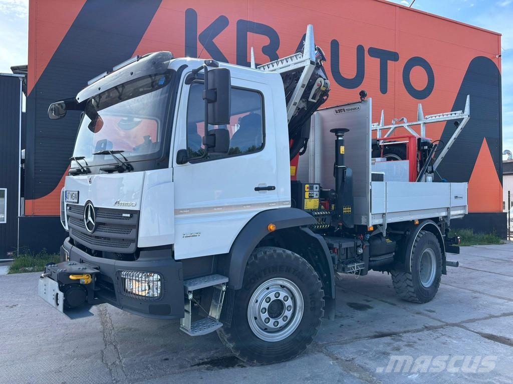 Mercedes-Benz Atego 1321 4x4 PK 10002 / BOX L=3117 mm / FULL STE クレーントラック、ユニック車