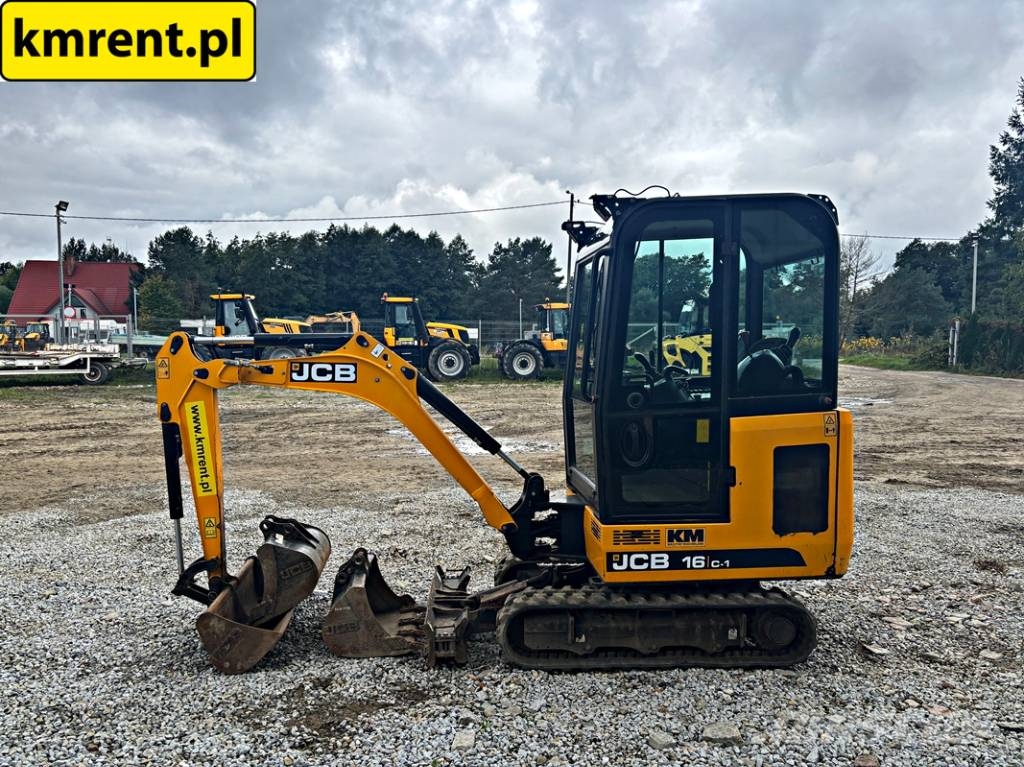 JCB 16 C-1 T3 MINI-KOPARKA 2022R MTH: 859 | JCB 8015 Minigraafmachines < 7t