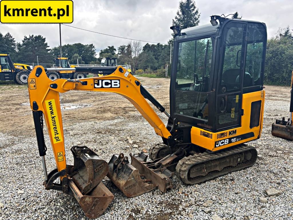 JCB 16 C-1 T3 MINI-KOPARKA 2022R MTH: 859 | JCB 8015 Minigraafmachines < 7t