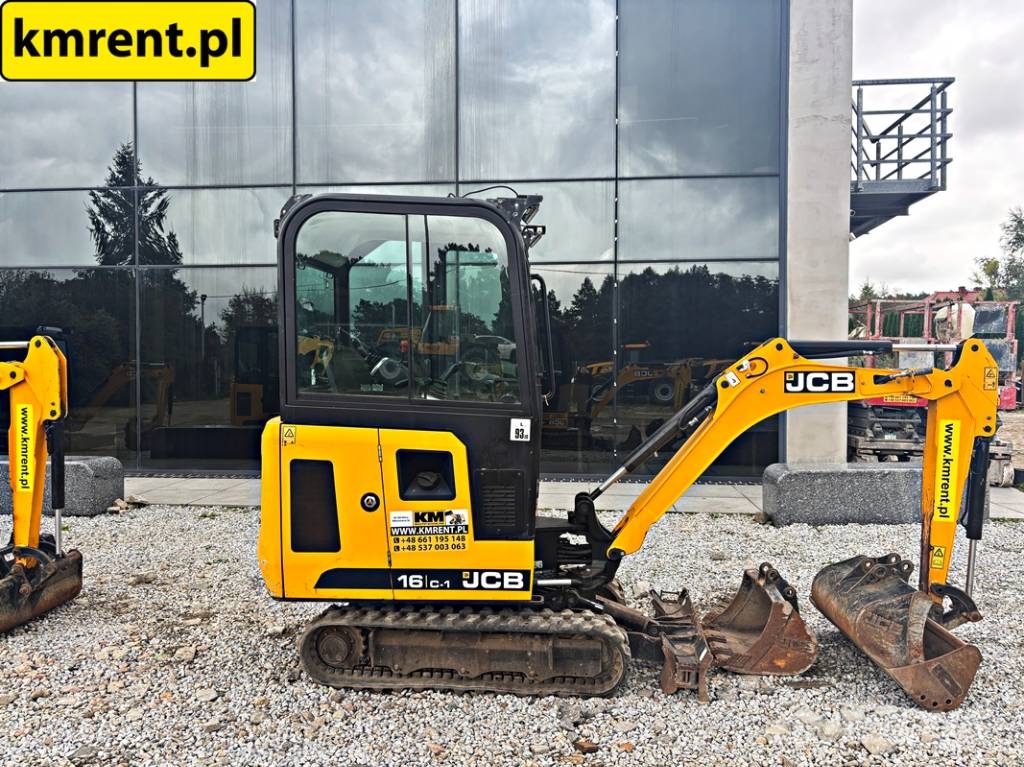 JCB 16 C-1 T3 MINI-KOPARKA 2022R MTH: 859 | JCB 8015 Minigraafmachines < 7t
