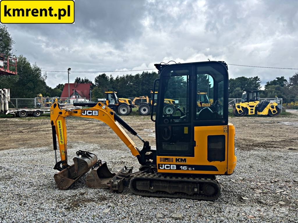 JCB 16 C-1 T3 MINI-KOPARKA 2022R MTH: 859 | JCB 8015 Minigraafmachines < 7t