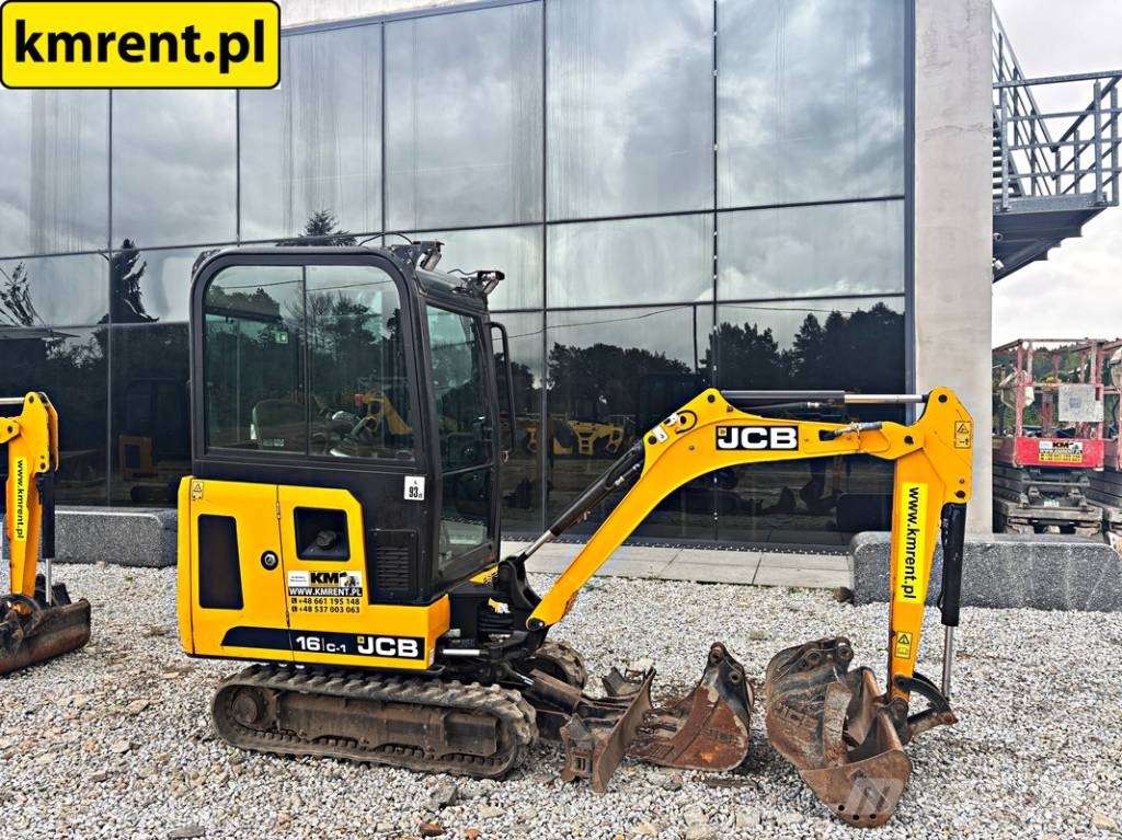 JCB 16 C-1 T3 MINI-KOPARKA 2022R MTH: 859 | JCB 8015 Minigraafmachines < 7t