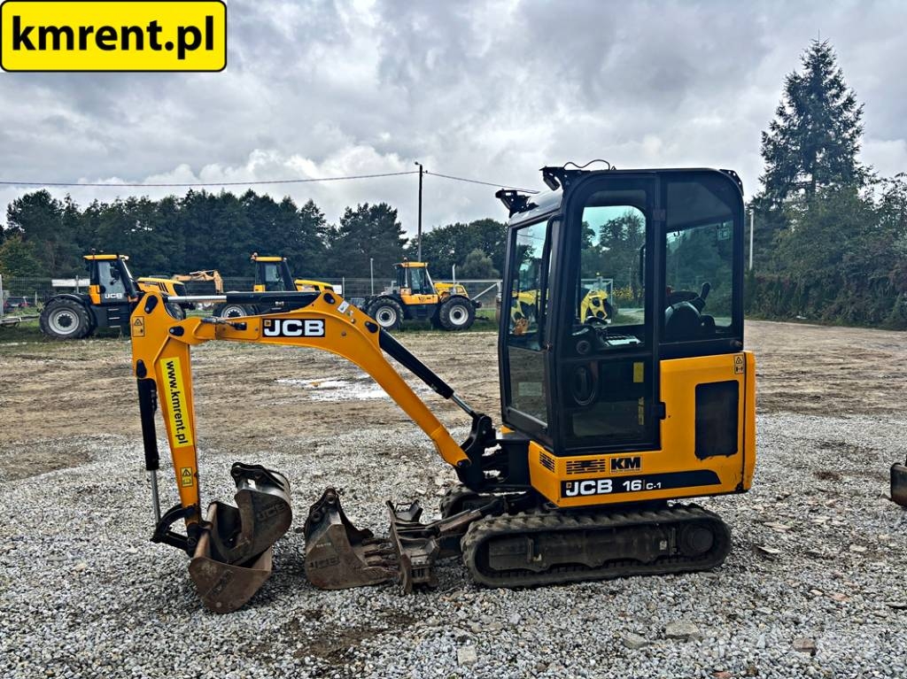 JCB 16 C-1 T3 MINI-KOPARKA 2022R MTH: 859 | JCB 8015 Minigraafmachines < 7t