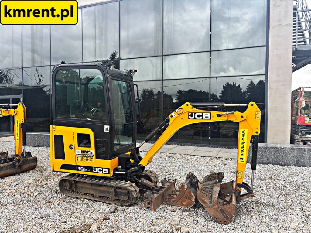 JCB 16 C-1 T3 MINI-KOPARKA 2022R MTH: 859 | JCB 8015 Minigraafmachines < 7t