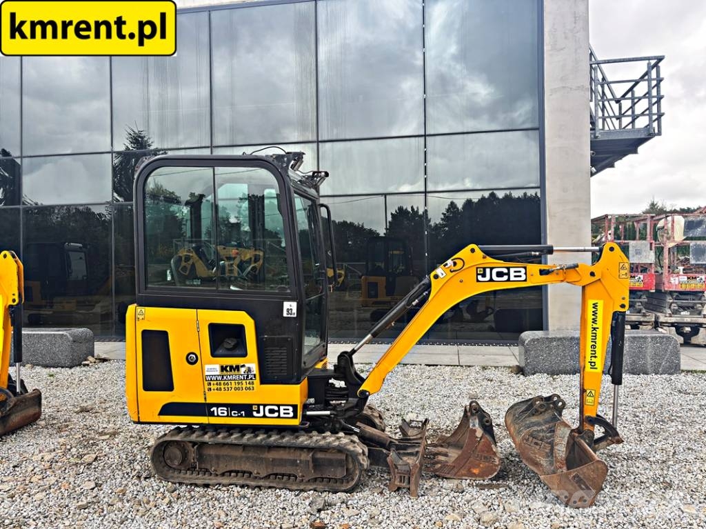 JCB 16 C-1 T3 MINI-KOPARKA 2022R MTH: 859 | JCB 8015 Minigraafmachines < 7t