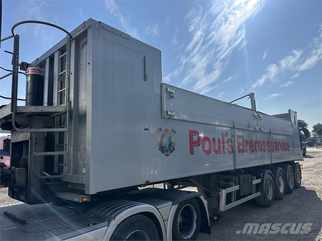 MTDK TK400 4 aks tipper / 61m3 / Nedfældbar sider نصف مقطورات قلابة
