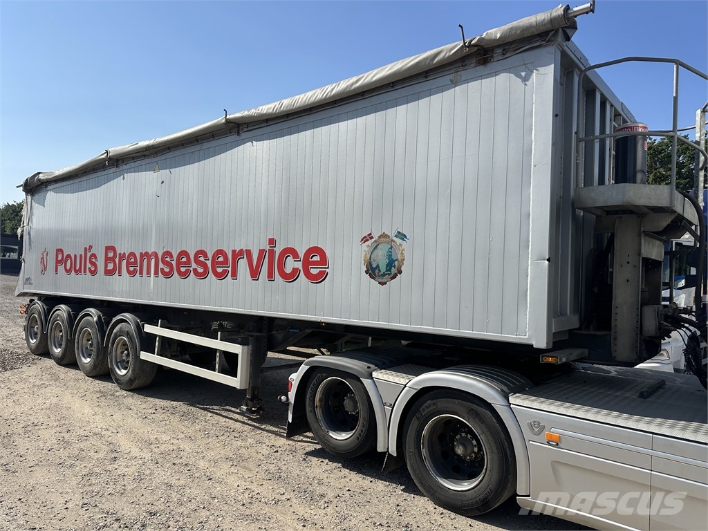 MTDK TK400 4 aks tipper / 61m3 / Nedfældbar sider نصف مقطورات قلابة