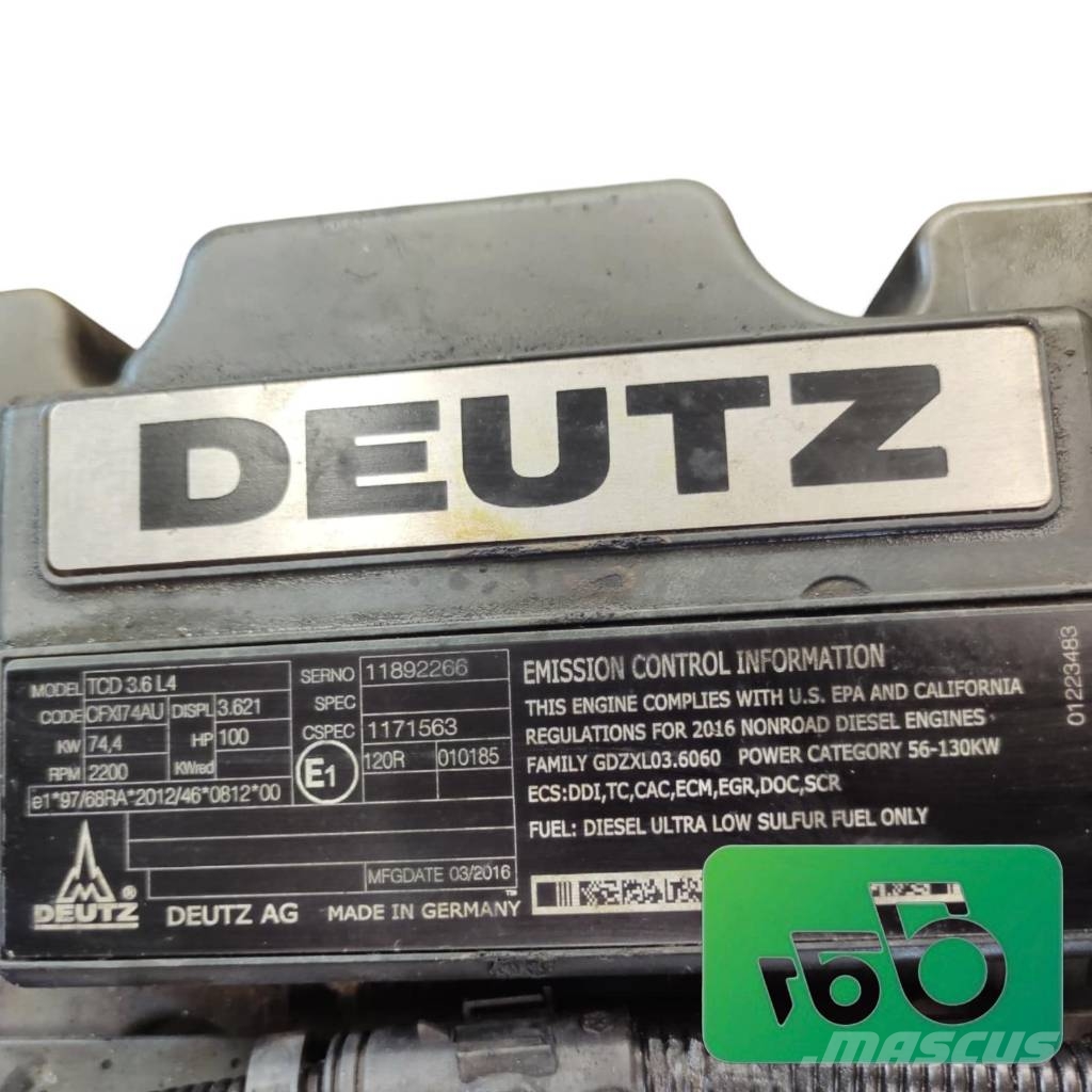 Manitou MLT 735 Deutz TCD 3.6 L4 Engine Motoren