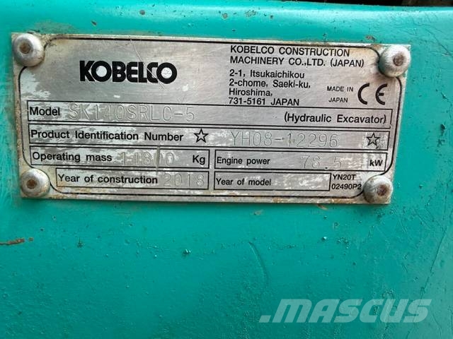 Kobelco SK 140 SRLC-5 Raupenbagger