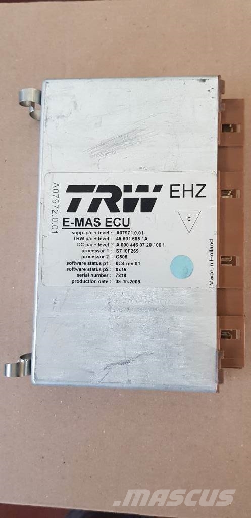 Mercedes-Benz ACTROS EPS, FMR, EPB, E-MAS ECU 电子设备