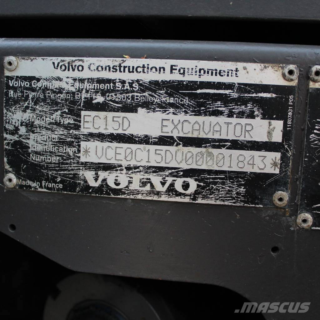 Volvo EC 15 D Miniexcavadoras