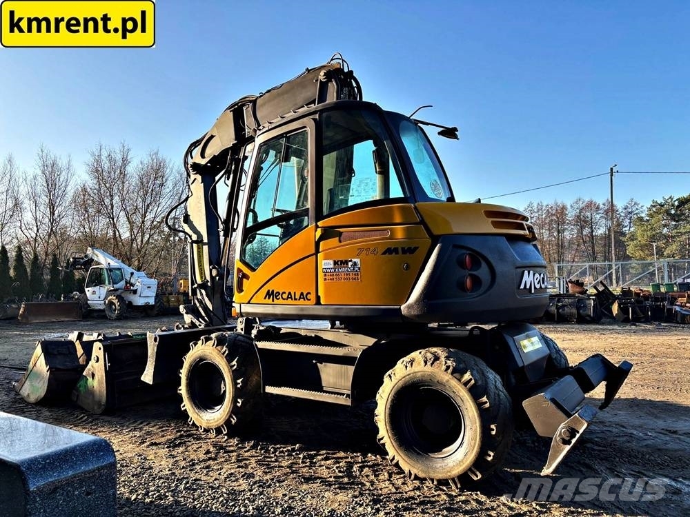 Mecalac 714 MW KOPARKA KOŁOWA 2010R. | CAT LIEBHERR 313 31 Колесни екскаватори