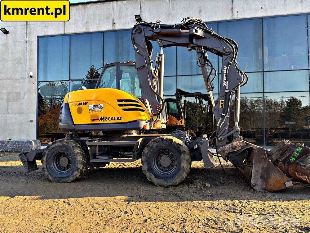 Mecalac 714 MW KOPARKA KOŁOWA 2010R. | CAT LIEBHERR 313 31 Колесни екскаватори