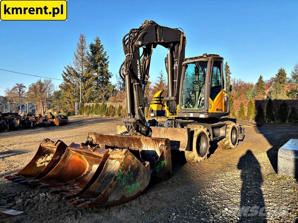 Mecalac 714 MW KOPARKA KOŁOWA 2010R. | CAT LIEBHERR 313 31 Колесни екскаватори