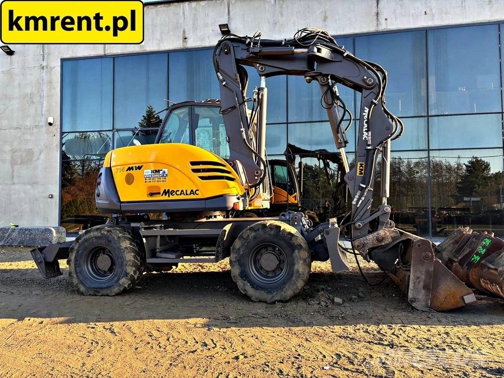 Mecalac 714 MW KOPARKA KOŁOWA 2010R. | CAT LIEBHERR 313 31 Колесни екскаватори