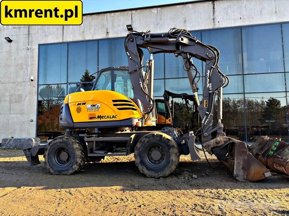 Mecalac 714 MW KOPARKA KOŁOWA 2010R. | CAT LIEBHERR 313 31 Колесни екскаватори