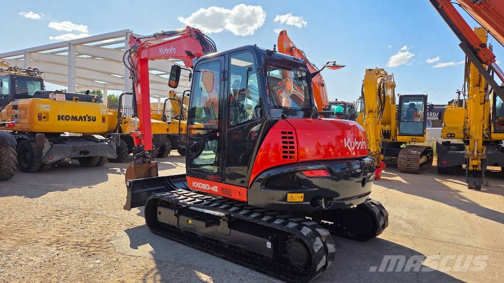 Kubota KX 080-4 حفارات وسط 7 طن - 12 طن