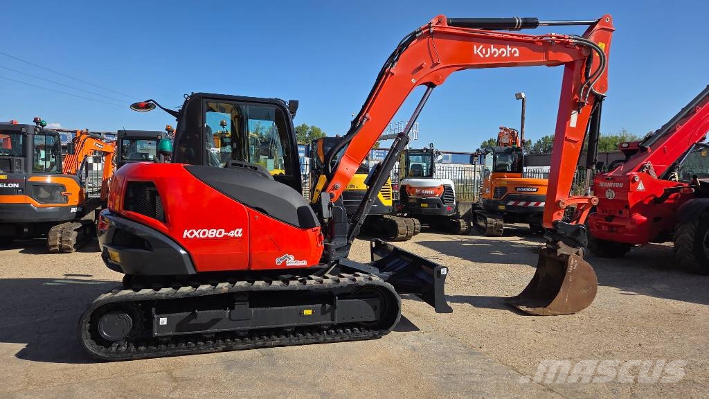 Kubota KX 080-4 حفارات وسط 7 طن - 12 طن
