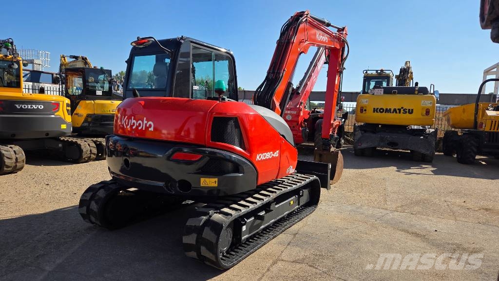Kubota KX 080-4 حفارات وسط 7 طن - 12 طن