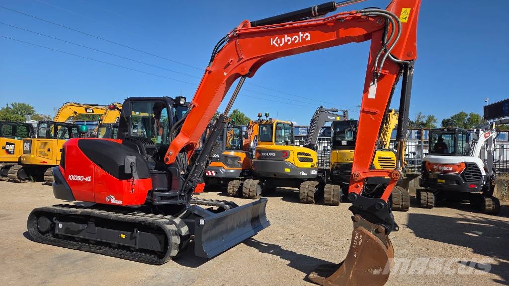 Kubota KX 080-4 حفارات وسط 7 طن - 12 طن
