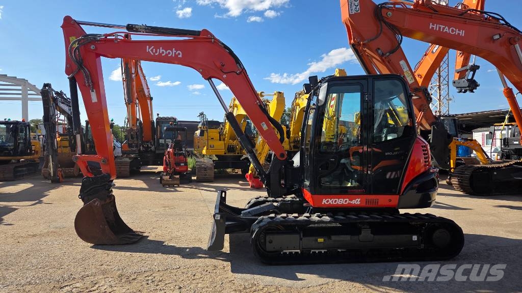 Kubota KX 080-4 حفارات وسط 7 طن - 12 طن