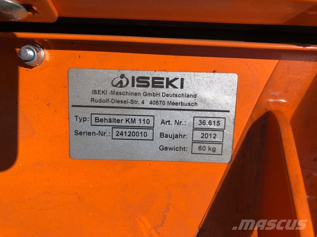 Iseki KM 110 Kehrgutbehälter für Iseki Kehrmaschine Šlavimo technika