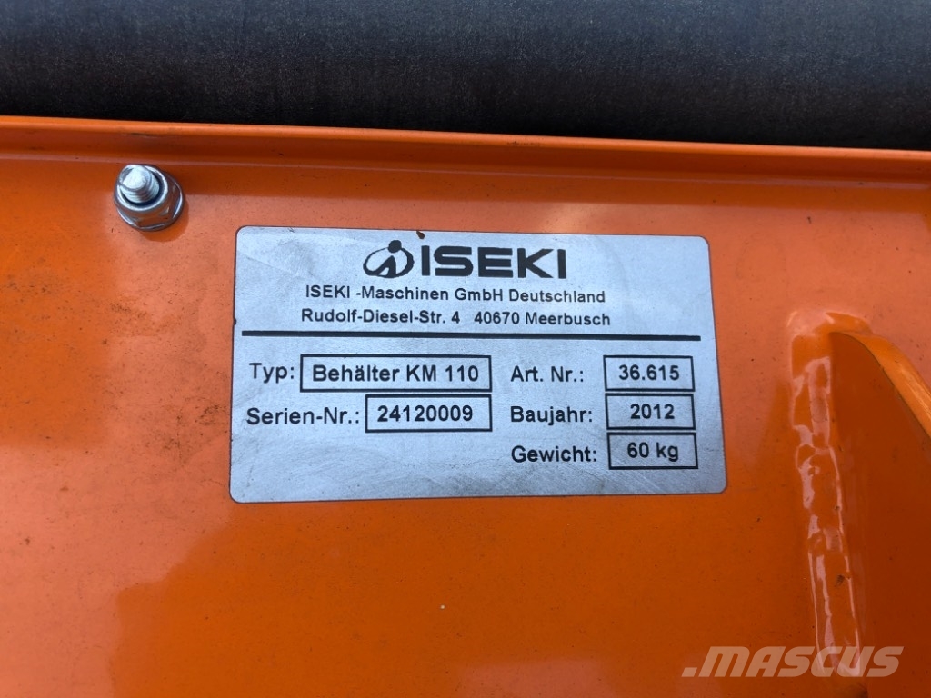 Iseki KM 110 Kehrgutbehälter für Iseki Kehrmaschine Šlavimo technika