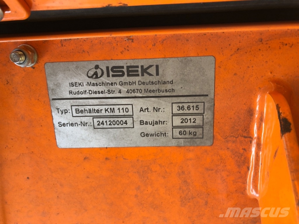Iseki KM 110 Kehrgutbehälter für Iseki Kehrmaschine Šlavimo technika