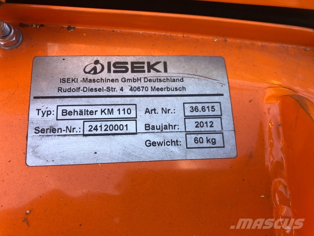 Iseki KM 110 Kehrgutbehälter für Iseki Kehrmaschine Šlavimo technika