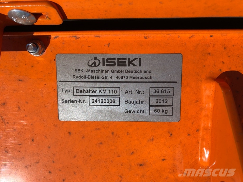 Iseki KM 110 Kehrgutbehälter für Iseki Kehrmaschine Šlavimo technika
