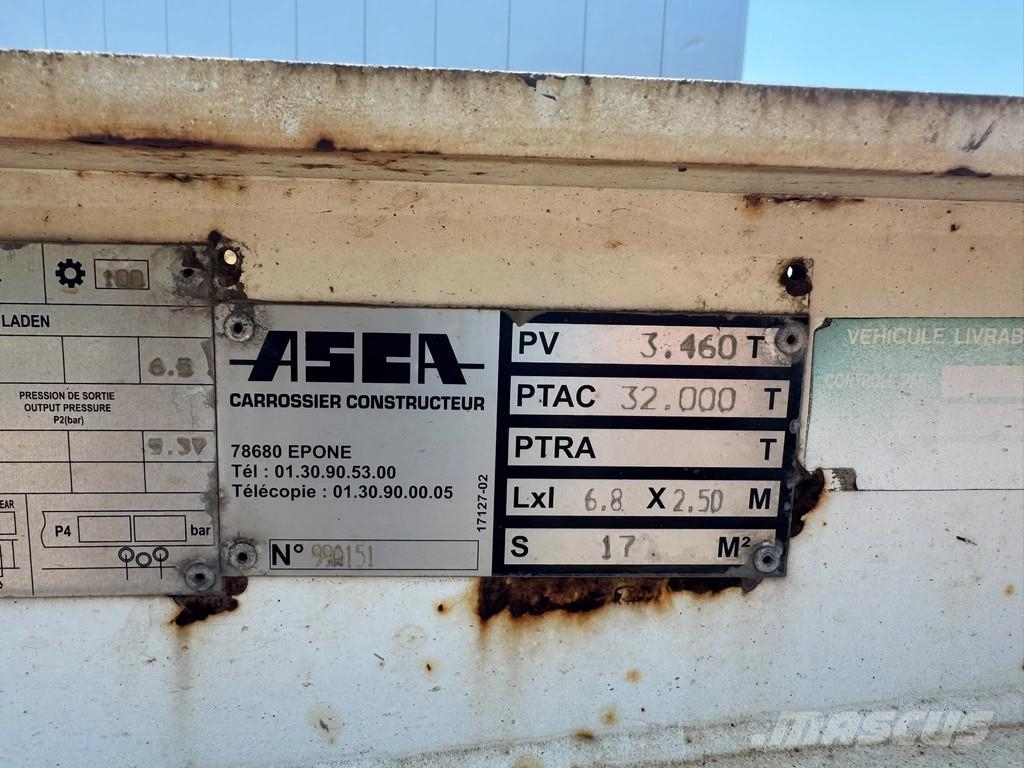 Asca **20"CONTAINER CHASSIS-FULL STEEL** Konttipuoliperävaunut