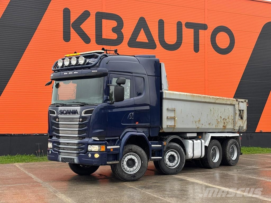 Scania R 580 8x4 RETARDER / FULL STEEL / BOX L=5576 mm Camiones bañeras basculantes o volquetes