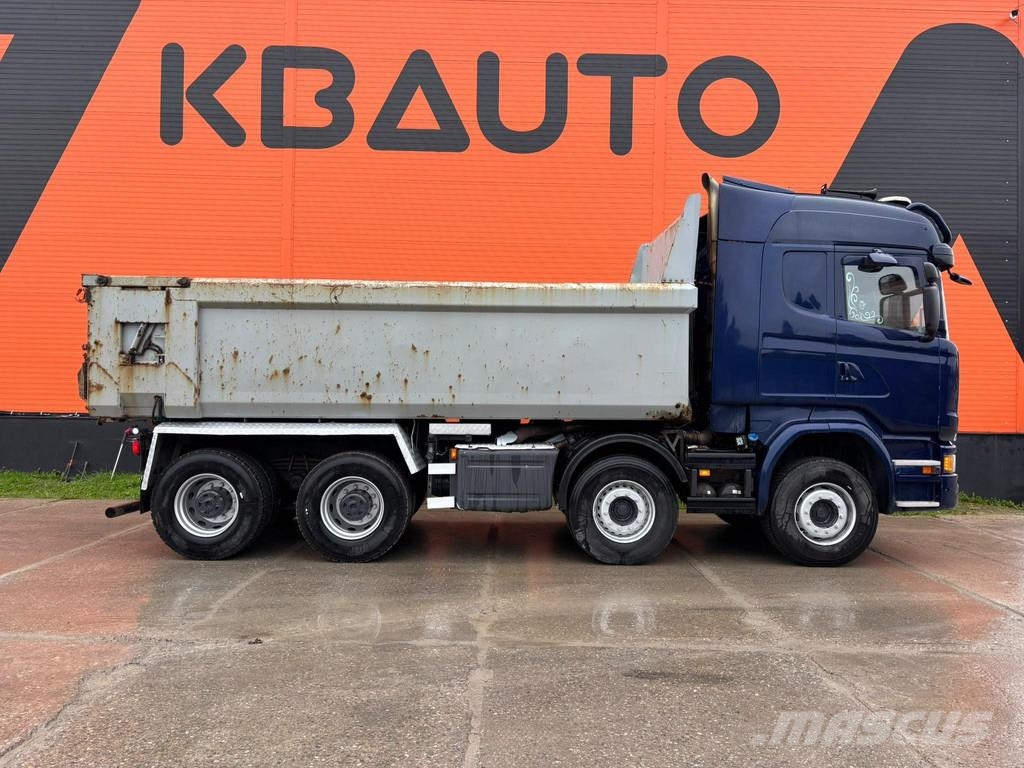 Scania R 580 8x4 RETARDER / FULL STEEL / BOX L=5576 mm Camiones bañeras basculantes o volquetes