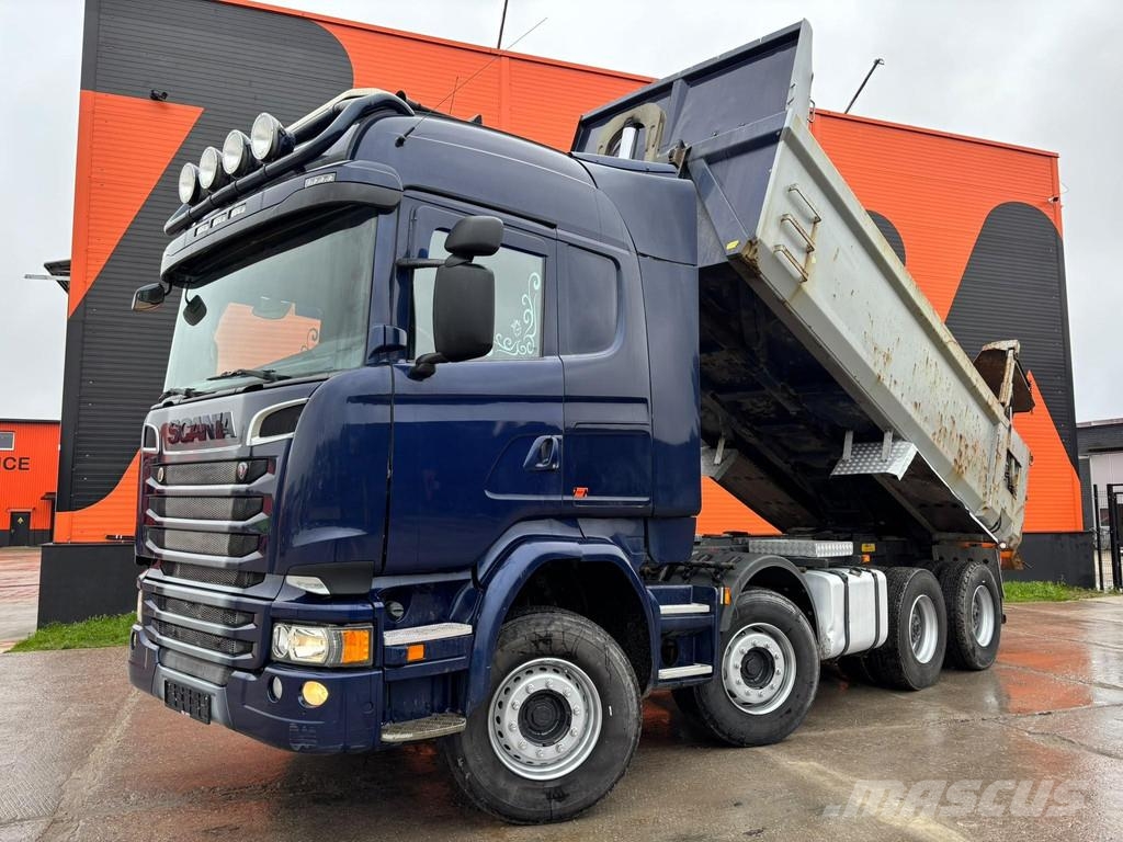 Scania R 580 8x4 RETARDER / FULL STEEL / BOX L=5576 mm Camiones bañeras basculantes o volquetes