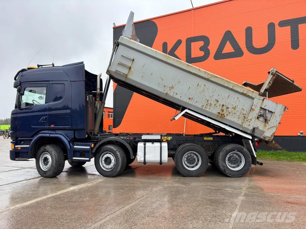 Scania R 580 8x4 RETARDER / FULL STEEL / BOX L=5576 mm Camiones bañeras basculantes o volquetes