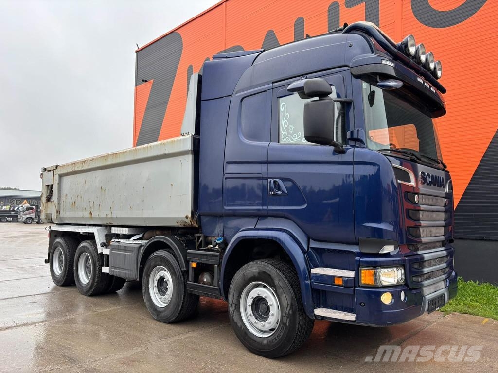 Scania R 580 8x4 RETARDER / FULL STEEL / BOX L=5576 mm Camiones bañeras basculantes o volquetes