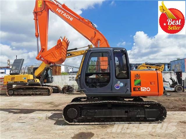Hitachi EX 120 Gravemaskiner på larvebånd
