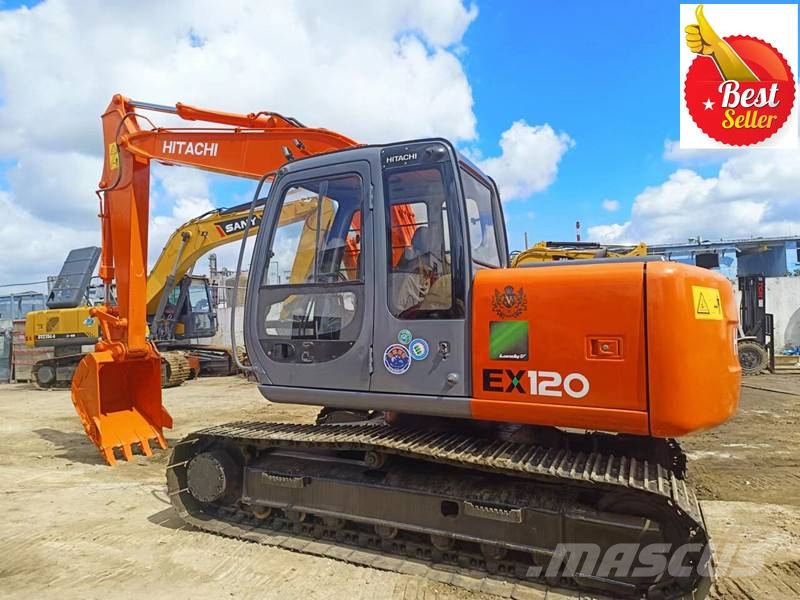 Hitachi EX 120 Gravemaskiner på larvebånd