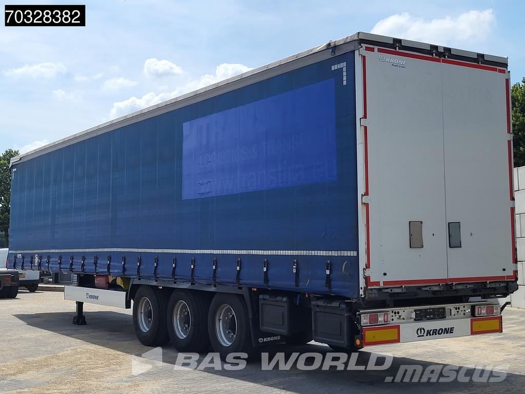 Krone SD 3 axles Anti Vandalism Sliding Roof Perdeli yari çekiciler
