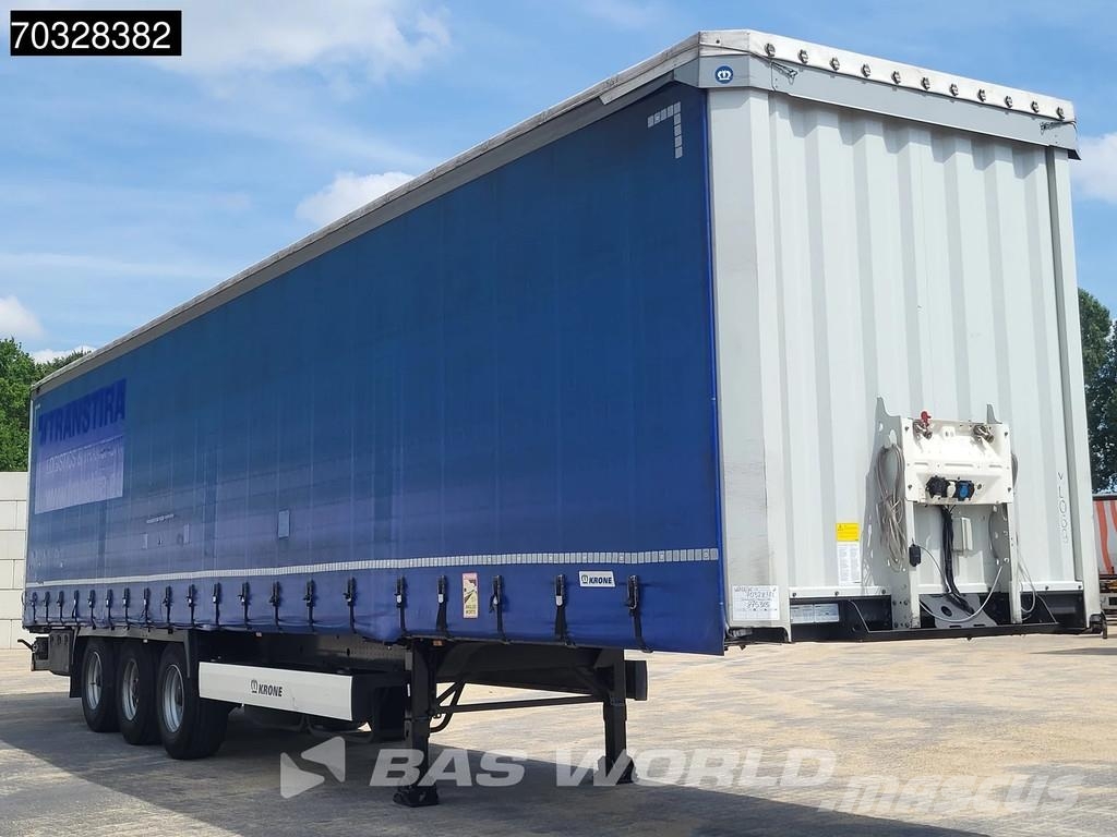 Krone SD 3 axles Anti Vandalism Sliding Roof Perdeli yari çekiciler