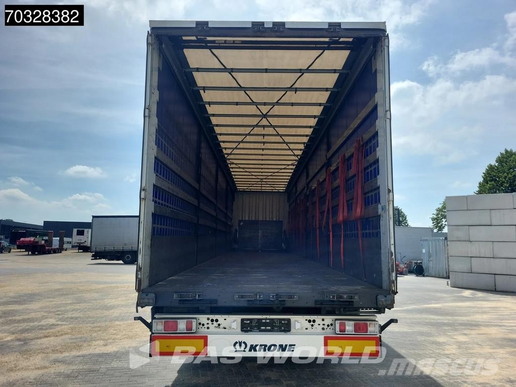 Krone SD 3 axles Anti Vandalism Sliding Roof Perdeli yari çekiciler