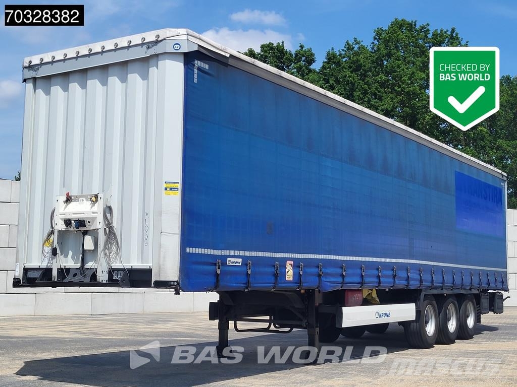 Krone SD 3 axles Anti Vandalism Sliding Roof Perdeli yari çekiciler