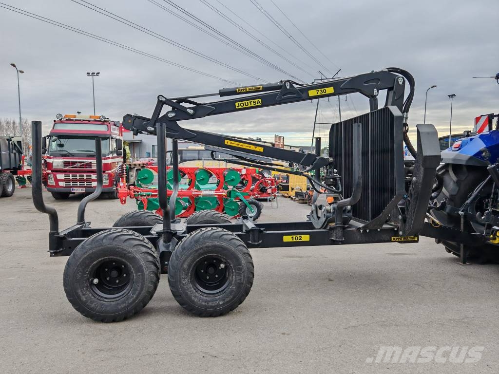 Joutsa 102 + 730 hydr.esiohj. MYYTY Forest trailers